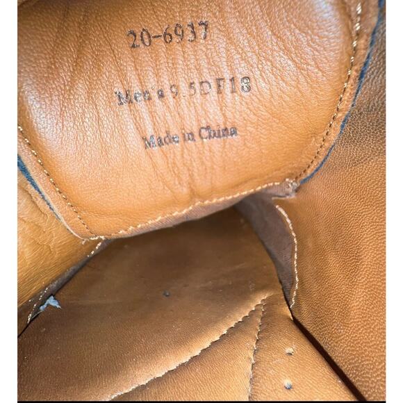 Johnston Murphy Shoes Mens Size 9.5 Blue Oxford Suede Leather Sheepskin Lace Up main image 6